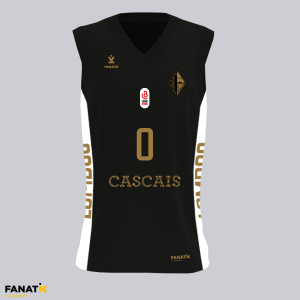 Camisola de jogo Preta CRC Quinta dos Lombos Basquetebol Liga Betclic